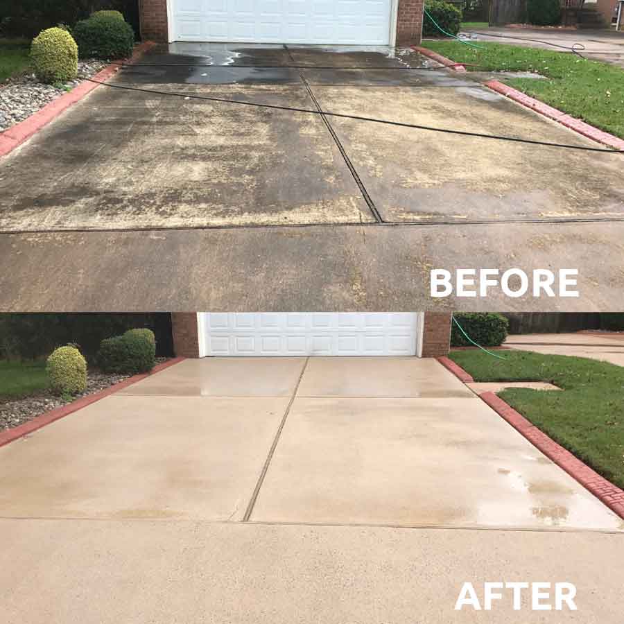 Driveway cleaning in Monroe, GA